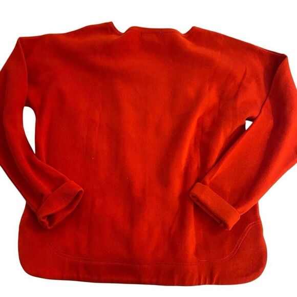 Lot of 2 Orvis medium long sleeve comfy sweater red and blue - Picture 6 of 7